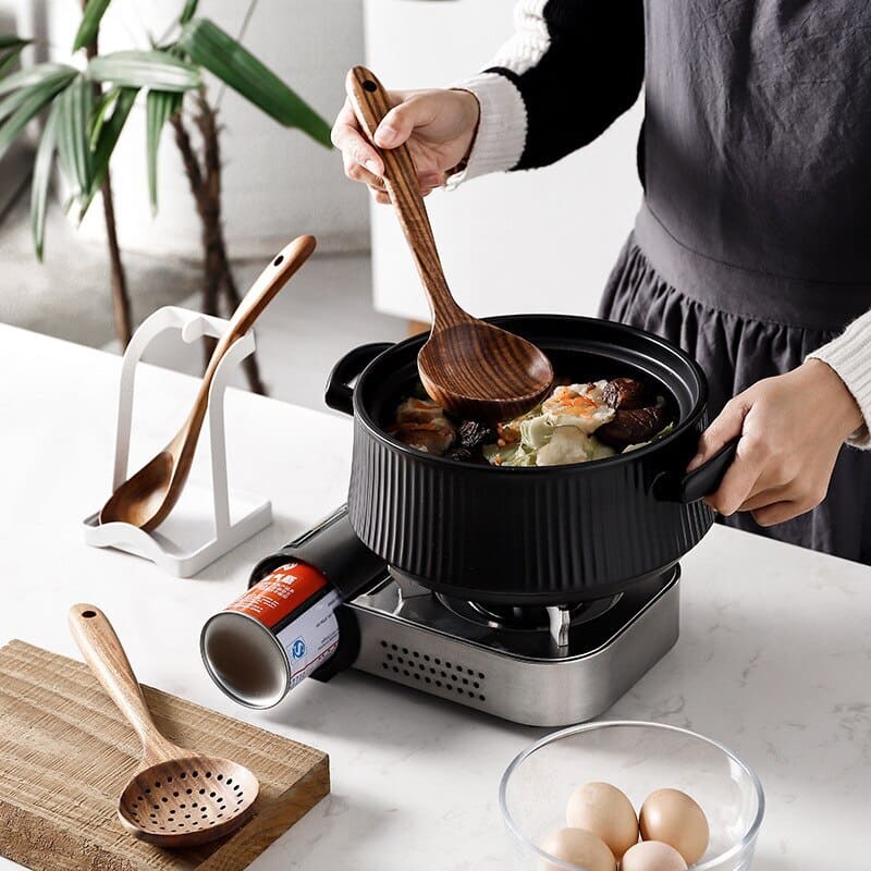 7-Piece Wooden Kitchen Utensil Set