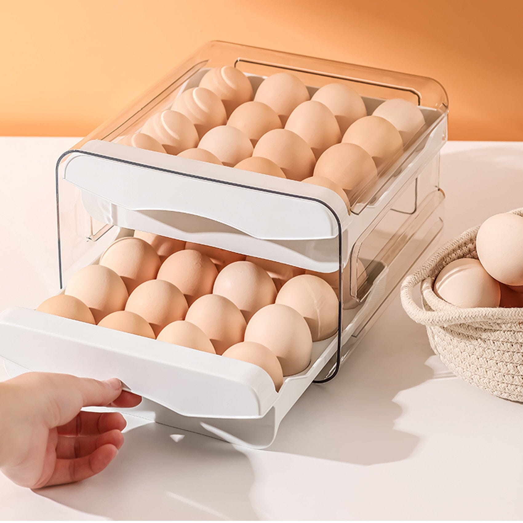 Acrylic Egg Storage Container for Fridge